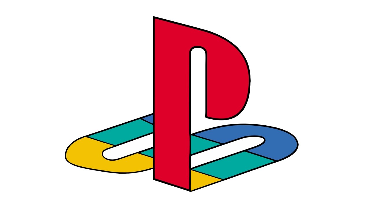 1280x720 How To Draw The Playstation Logo