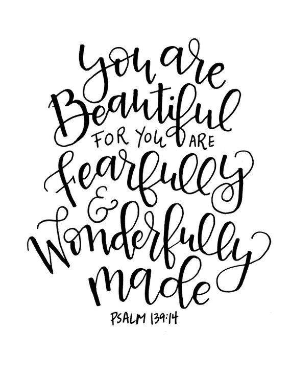 570x738 Fearfully And Wonderfully Made Scripture Inspirational Quote