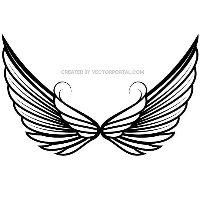 660x660 Free Wings Vector Drawing Files, Vectors Graphics