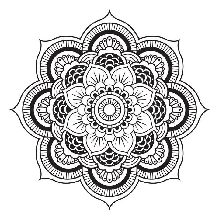 720x720 Mandala Drawing Meaning Cool Art Therapy Intervention Mandala