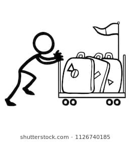 260x280 stick figure emotional baggage trolley personality