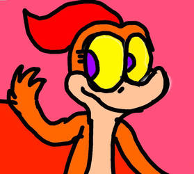 279x250 tangerine the pteranodon digital drawing