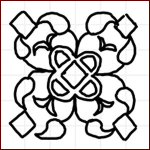 300x300 tangle pattern pub carpet