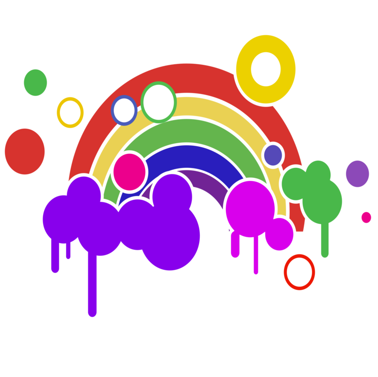 753x750 Drawing Rainbow