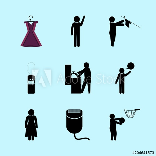 500x500 Icons About Human With Graphic, Businessman, Female, Drawing