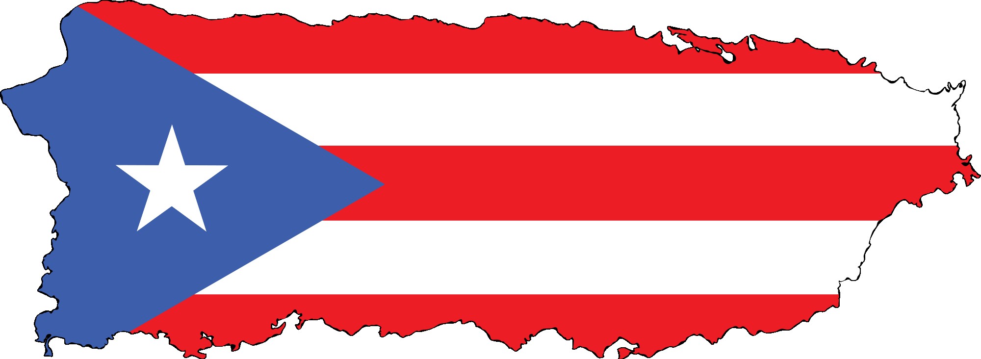 2000x732 puerto rican flag drawing blank map puerto rico flag outline