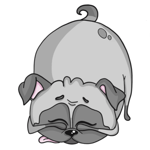 512x512 Expert Drawing Pug Transparent Png Clipart Free Download