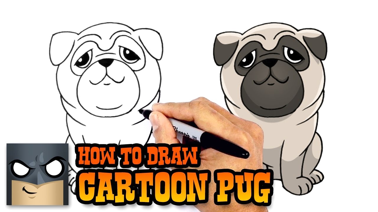 1280x720 Maxresdefault Pug Cartoon Drawing