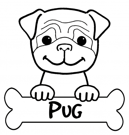 438x460 Halloween Pug Coloring Pages Drawing Free Download On Ayoqq New