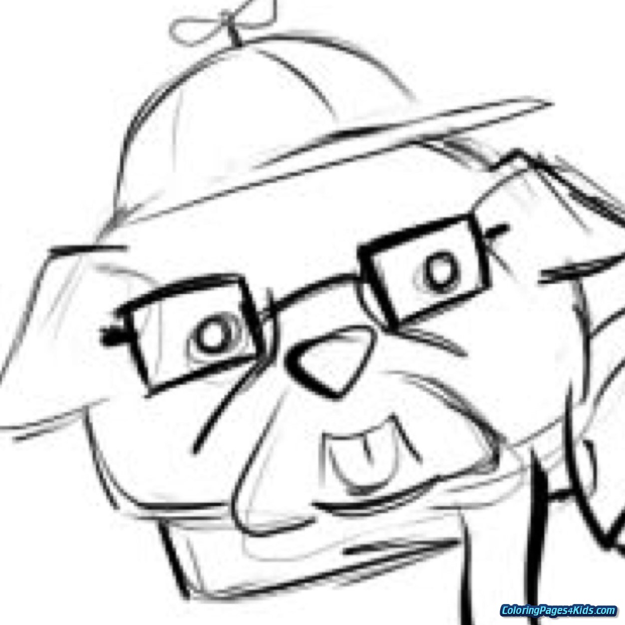 1252x1252 Pug Coloring Pages