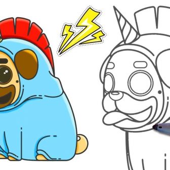 336x336 Pug Drawing A Easy Face Png Anime I Fertility