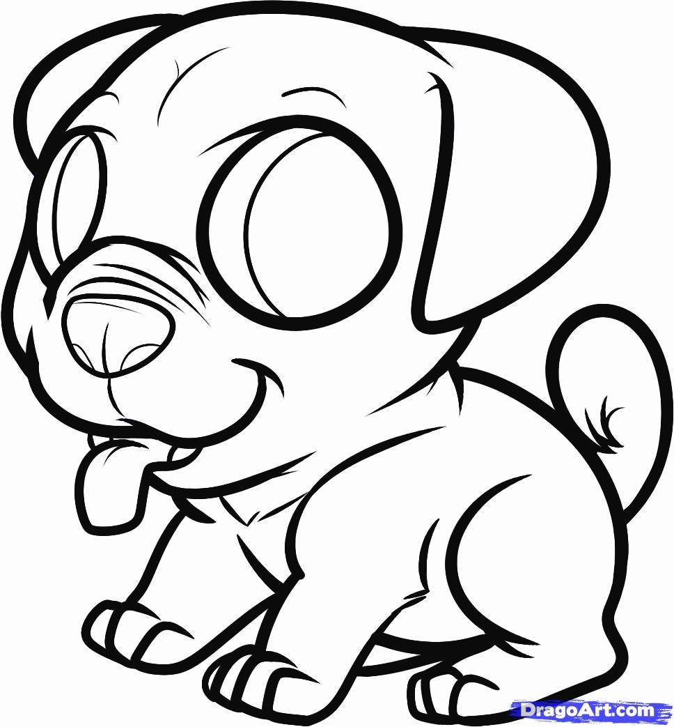968x1043 Pug Coloring Pages Free Printable Sheets Kids Attachment