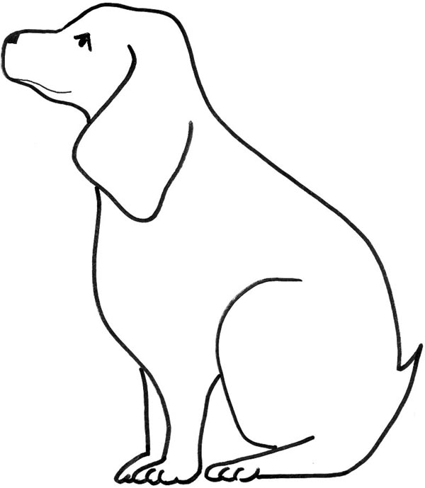 600x689 Pug Clipart Line Drawing Frames Illustrations Hd Images