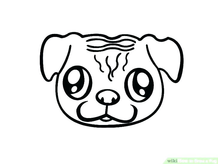 728x546 drawn puppy pictures hand drawn pug puppy dog vector sketch black