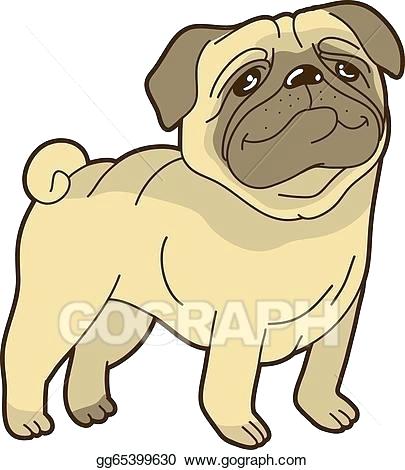 405x470 How To Draw A Cartoon Pug Step
