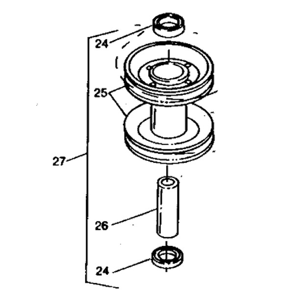 600x600 john deere jacksheave pulley assembly