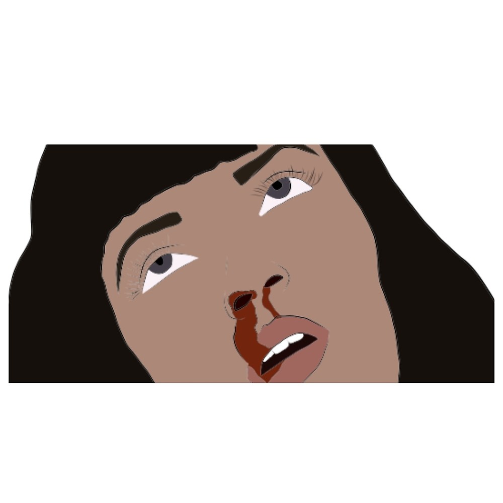 1000x1000 Pulp Fiction Uma Thurman Drawing