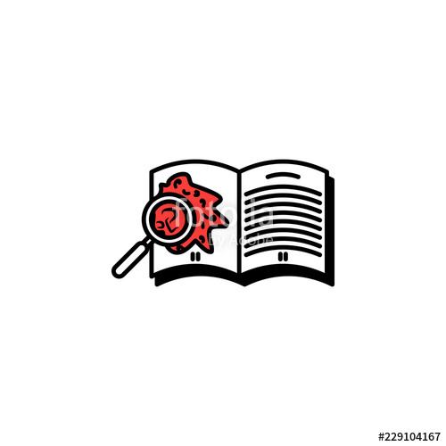 500x500 pulp fiction, genre icon element of literary genres icon