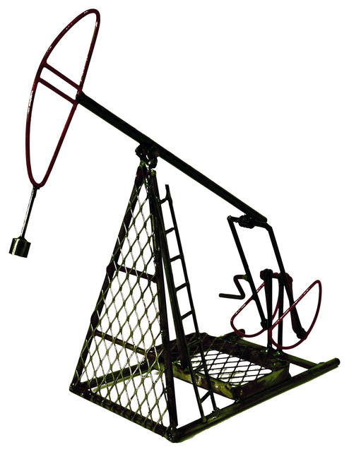 494x640 Screen Replica Pump Jack Ornament, Natural