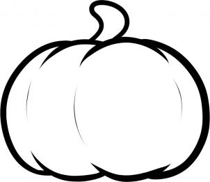 302x261 How To Draw Pumpkin