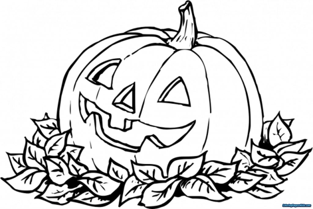 1024x685 Printable Coloring Pages Of Halloween Pumpkins Drawing