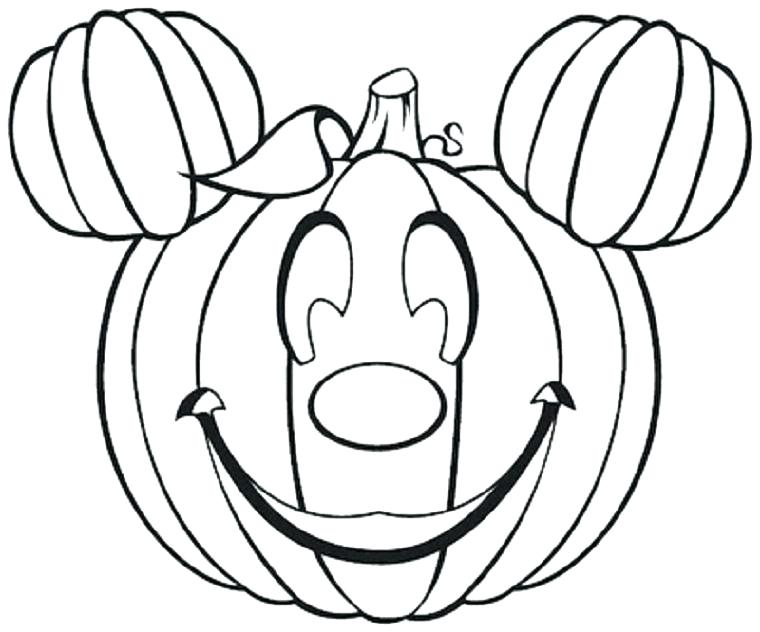 760x632 Pumpkin Coloring Pages Free For Kids