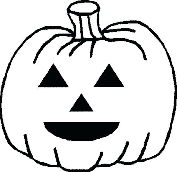 607x588 Pumpkin Coloring Pages Halloween For Adults Drawing Kids