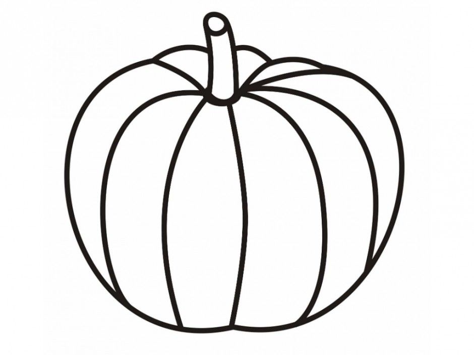 940x705 Free Printable Pumpkin Coloring Pages For Kids Blank Pumpkin