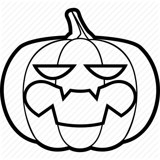 512x512 Drawing Halloween Pumpkin Transparent Png Clipart Free Download