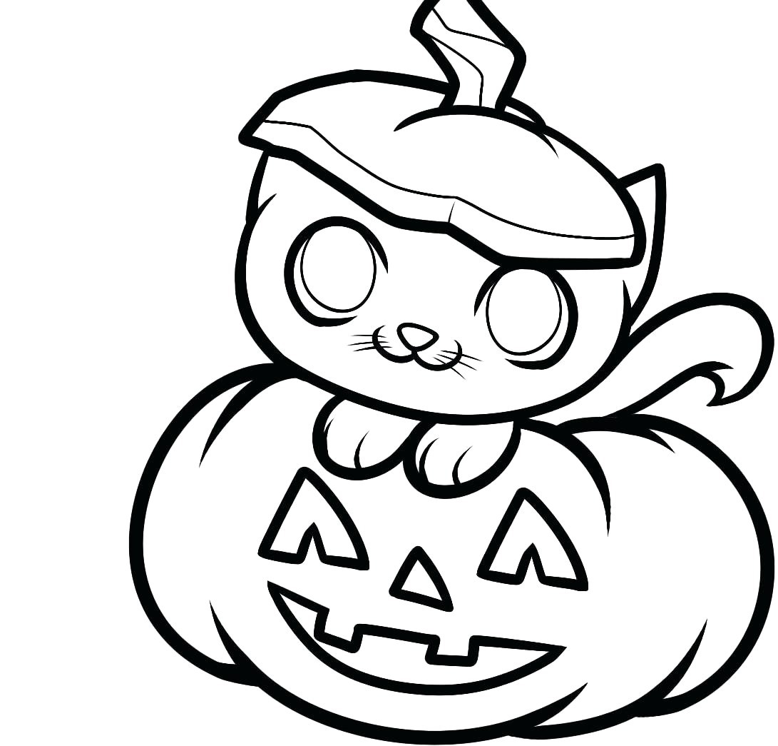 1091x1045 Preschool Pumpkin Coloring Pages Cute For Kids Awesome Drawing