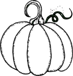 235x245 Pumpkin Line Drawing Clip Art