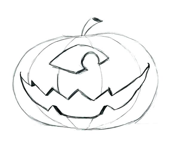 600x500 Drawing Pumpkins Running