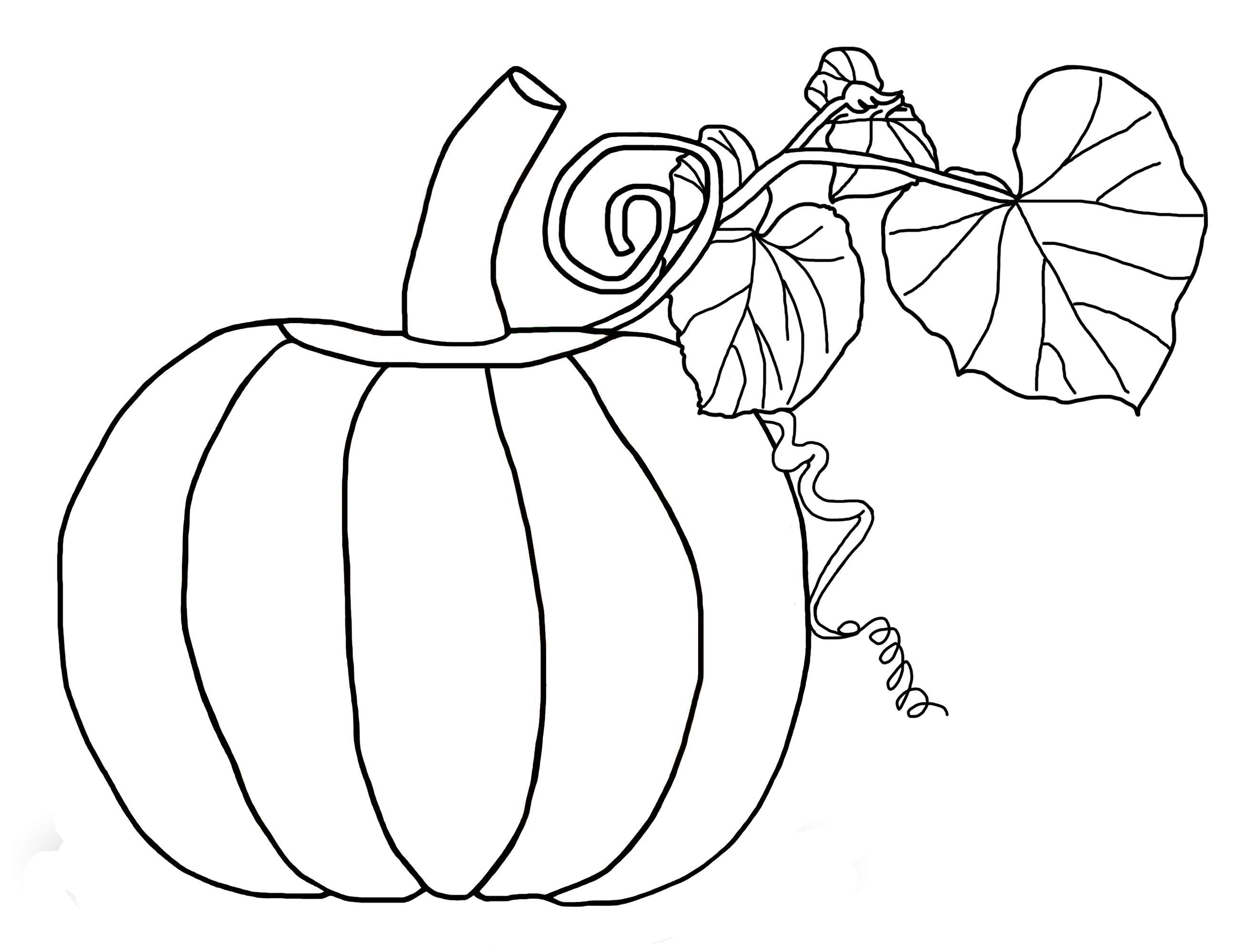 2600x2000 Free Printable Pumpkin Coloring Pages For Kids Applique