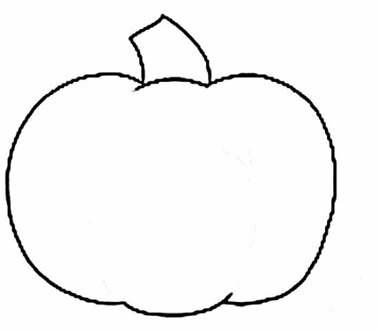549x480 Pumpkin Leaf Outline Clipart