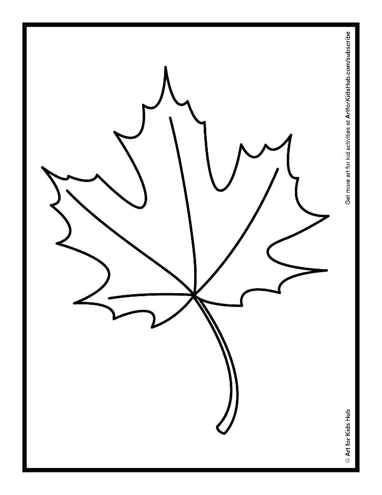 750x971 Maple Leaf Coloring