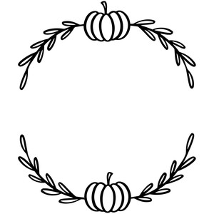 Pumpkin Leaves Drawing | Free download on ClipArtMag