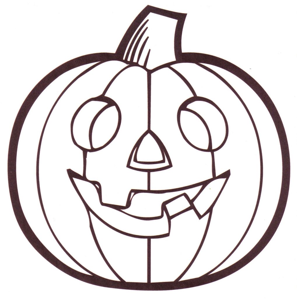 Pumpkin Outline Drawing | Free download on ClipArtMag