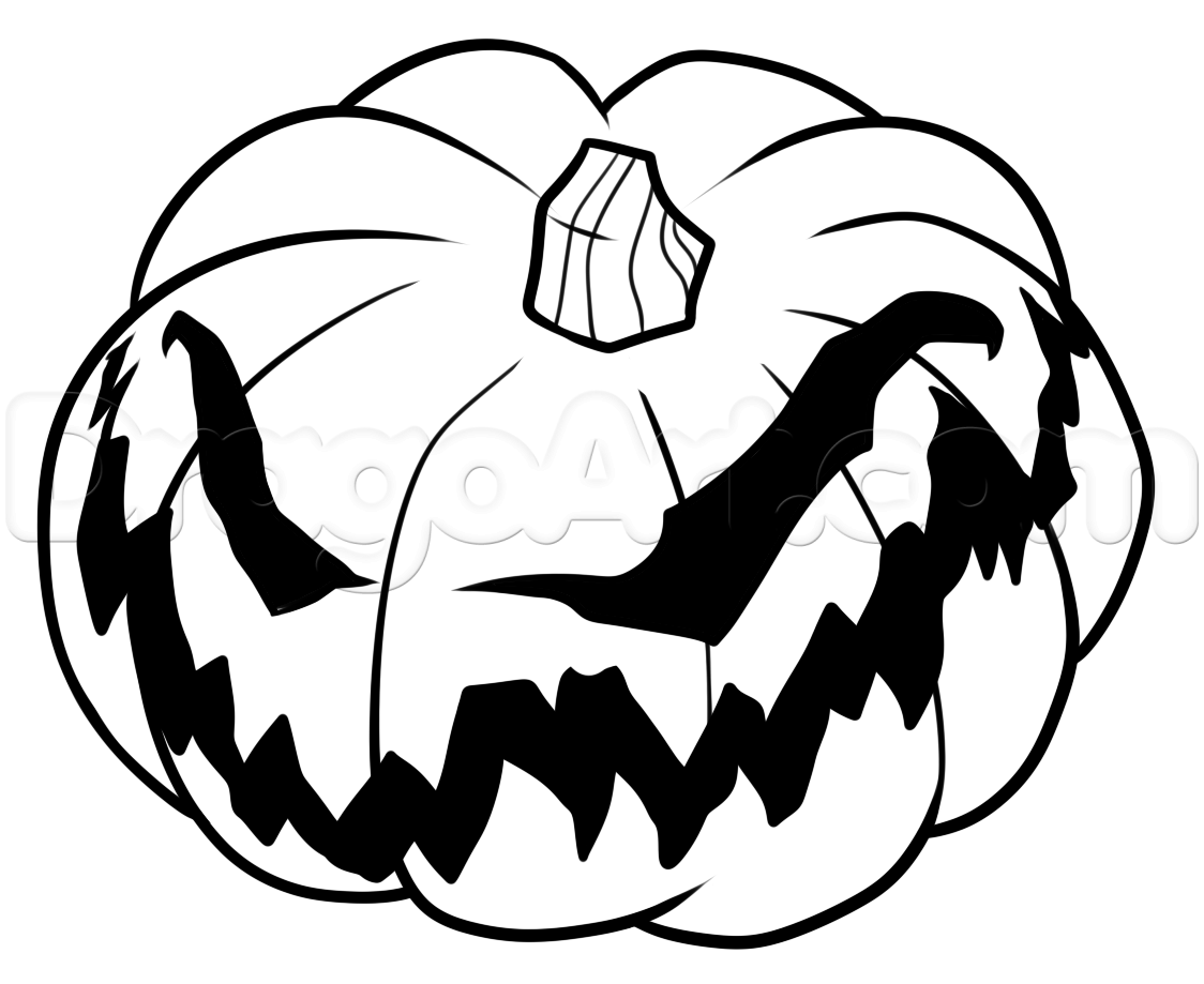1124x919 Step Drawing A Jack O Lantern Step