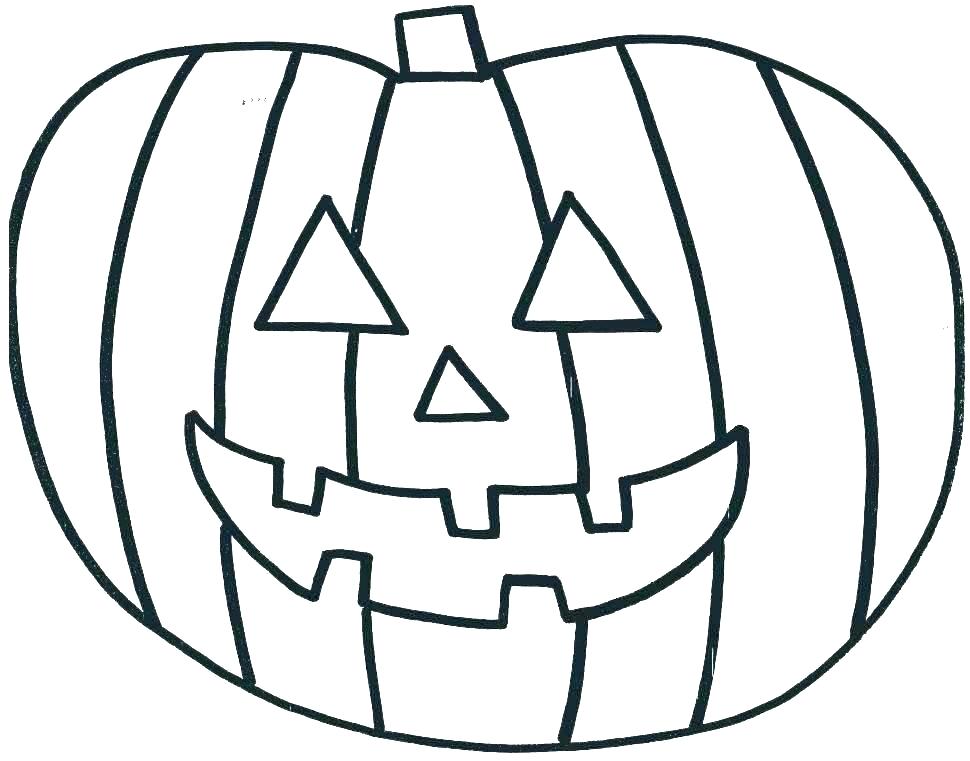 970x761 Pumpkin Coloring Blank Pumpkin Coloring