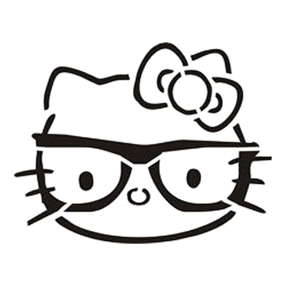 1000x1000 Free Hello Kitty Pumpkin Templates Carving Template