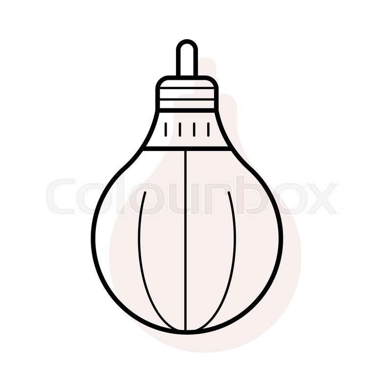 800x800 Boxing Bag Punching Stock Vector Colourbox