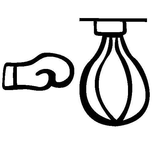 505x470 Punching Bag Ii Coloring Page