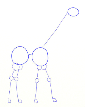 300x377 How To Draw A Giraffe