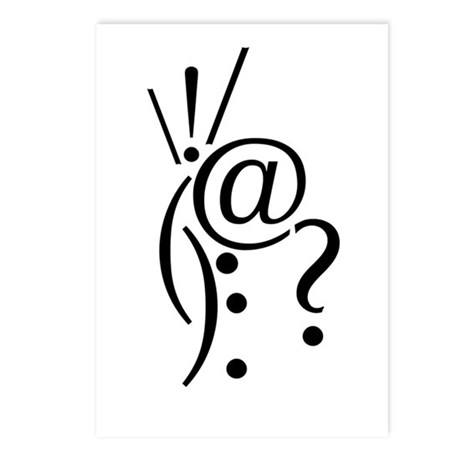 460x460 Punctuation Postcards