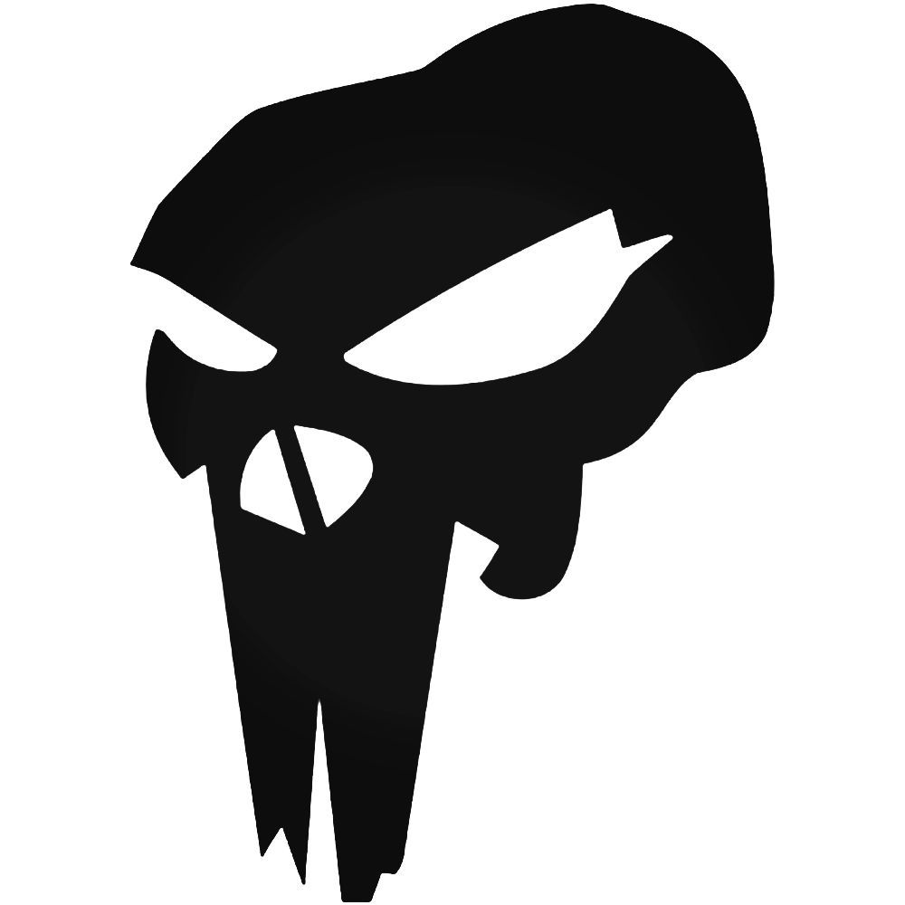 1000x1000 skulls s tribal punisher skull style decal