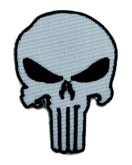 425x532 frank castle the punisher skull patch iron on applique
