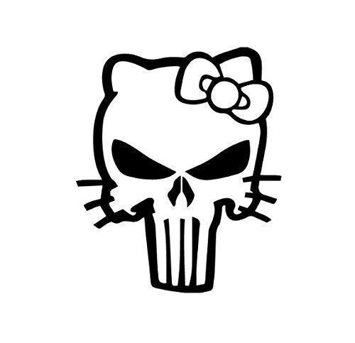 500x483 hello kitty punisher skull girl decal