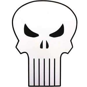 300x300 official marvel comics large punisher skull logo iron on applique