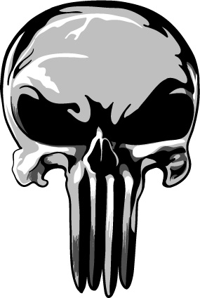 285x424 Punisher Skull Tshirt