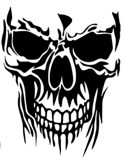 500x640 Skull Digital Camo Sticker Car Truck Laptop Bumper Vinyl Decal